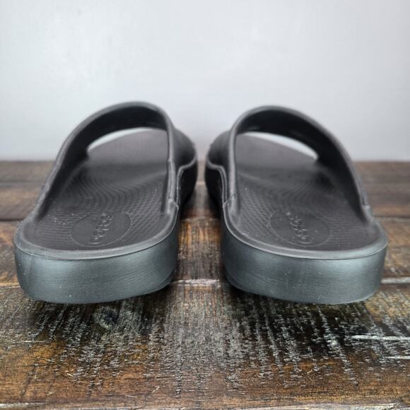 Oofos OOahh Womens Size 7 Recovery Slip-On Comfort Beach Sandals Slides Black - Picture 4 of 11